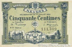 50 Centimes FRANCE régionalisme et divers Nevers 1920 JP.090.18