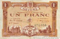 1 Franc FRANCE regionalism and miscellaneous Nevers 1920 JP.090.19