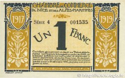 1 Franc FRANCE regionalism and miscellaneous Nice 1917 JP.091.05 XF