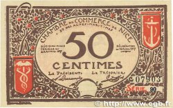 50 Centimes FRANCE regionalism and miscellaneous Nice 1917 JP.091.06 VF+