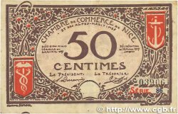 50 Centimes FRANCE regionalism and miscellaneous Nice 1917 JP.091.06 VF