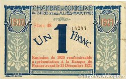 1 Franc FRANCE régionalisme et divers Nice 1917 JP.091.07 TTB