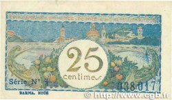 25 Centimes FRANCE régionalisme et divers Nice 1918 JP.091.16 TB