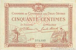 50 Centimes FRANCE regionalism and miscellaneous Niort 1915 JP.093.01