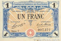 1 Franc FRANCE regionalism and miscellaneous Niort 1920 JP.093.11