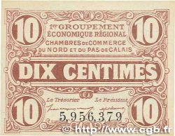 10 Centimes FRANCE regionalism and miscellaneous Nord et Pas-De-Calais 1918 JP.094.02