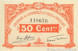 50 Centimes FRANCE régionalisme et divers Orléans 1915 JP.095.04 pr.SPL