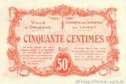 50 Centimes FRANCE régionalisme et divers Orléans 1915 JP.095.04 TTB+