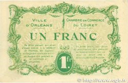 1 Franc FRANCE régionalisme et divers Orléans 1915 JP.095.06 TTB+