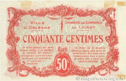 50 Centimes FRANCE régionalisme et divers Orléans 1916 JP.095.08 SUP+