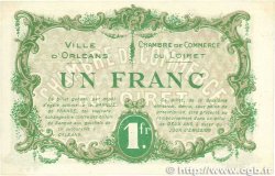 1 Franc FRANCE régionalisme et divers Orléans 1916 JP.095.12 SUP