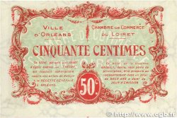 50 Centimes FRANCE regionalism and various Orléans 1917 JP.095.16 VF+