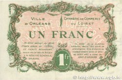 1 Franc FRANCE régionalisme et divers Orléans 1917 JP.095.17 SUP