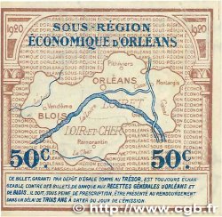 50 Centimes FRANCE régionalisme et divers Orléans et Blois 1920 JP.096.01 SUP+
