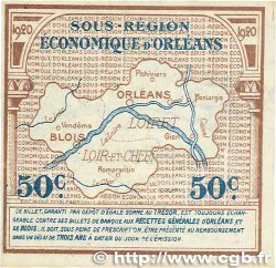 50 Centimes FRANCE régionalisme et divers Orléans et Blois 1920 JP.096.01 TTB+