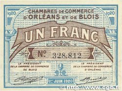 1 Franc FRANCE régionalisme et divers Orléans et Blois 1920 JP.096.03 SPL