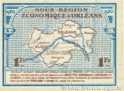 1 Franc FRANCE régionalisme et divers Orléans et Blois 1920 JP.096.03 TTB+