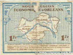 1 Franc FRANCE régionalisme et divers Orléans et Blois 1920 JP.096.03 TB