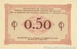 50 Centimes FRANCE régionalisme et divers Paris 1920 JP.097.10 NEUF