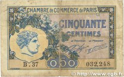 50 Centimes FRANCE regionalismo e varie Paris 1920 JP.097.31 B