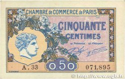 50 Centimes FRANCE regionalism and miscellaneous Paris 1920 JP.097.31