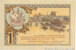 1 Franc FRANCE régionalisme et divers Paris 1920 JP.097.36 TTB