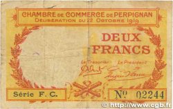 2 Francs FRANCE régionalisme et divers Perpignan 1919 JP.100.30 B
