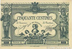50 Centimes FRANCE régionalisme et divers Poitiers 1915 JP.101.01 TTB+
