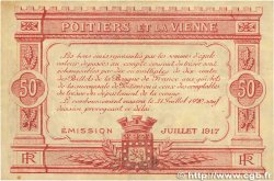 50 Centimes FRANCE régionalisme et divers Poitiers 1917 JP.101.10 TTB