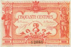 50 Centimes FRANCE régionalisme et divers Poitiers 1920 JP.101.11 TTB