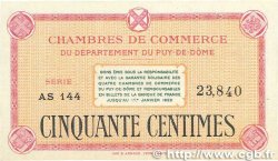 50 Centimes FRANCE régionalisme et divers Puy-De-Dôme 1918 JP.103.03 SPL