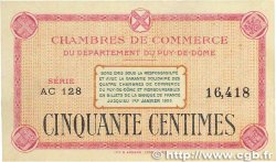 50 Centimes FRANCE régionalisme et divers Puy-De-Dôme 1918 JP.103.19 pr.NEUF