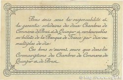 1 Franc FRANCE régionalisme et divers Quimper et Brest 1915 JP.104.05 TTB