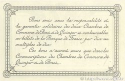 1 Franc FRANCE régionalisme et divers Quimper et Brest 1918 JP.104.11 TTB+