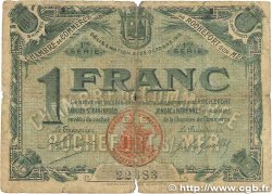 1 Franc FRANCE régionalisme et divers Rochefort-Sur-Mer 1915 JP.107.04 AB