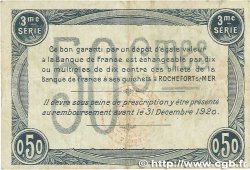 50 Centimes FRANCE régionalisme et divers Rochefort-Sur-Mer 1915 JP.107.11 TTB