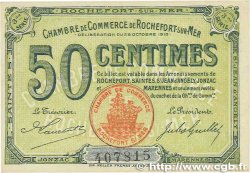 50 Centimes FRANCE régionalisme et divers Rochefort-Sur-Mer 1915 JP.107.11 SUP