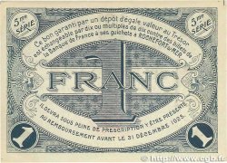 1 Franc FRANCE régionalisme et divers Rochefort-Sur-Mer 1920 JP.107.19 TTB+
