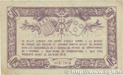 50 Centimes Annulé FRANCE régionalisme et divers Rodez et Millau 1915 JP.108.03 TB