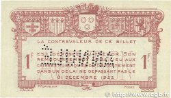 1 Franc Annulé FRANCE régionalisme et divers Rodez et Millau 1921 JP.108.19 SUP