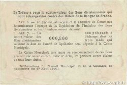 2 Francs FRANCE régionalisme et divers Rouen 1920 JP.110.52 TTB