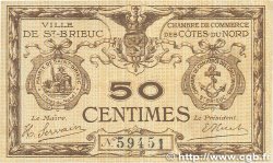 50 Centimes FRANCE régionalisme et divers Saint-Brieuc 1918 JP.111.01