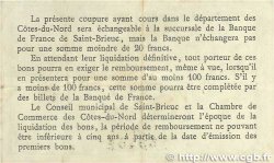 50 Centimes FRANCE régionalisme et divers Saint-Brieuc 1918 JP.111.01 TTB