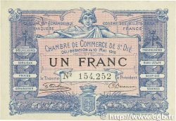 1 Franc FRANCE régionalisme et divers Saint-Die 1916 JP.112.08 TTB+