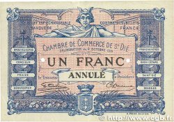 1 Franc Annulé FRANCE régionalisme et divers  1916 JP.112.03var. SUP