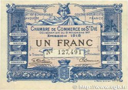 1 Franc FRANCE régionalisme et divers Saint-Die 1917 JP.112.11 TTB