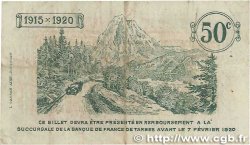 50 Centimes FRANCE régionalisme et divers Tarbes 1915 JP.120.01 TB