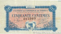 50 Centimes FRANCE regionalism and miscellaneous Tarbes 1917 JP.120.12 VF
