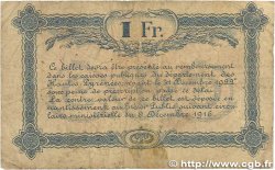 1 Franc FRANCE régionalisme et divers Tarbes 1919 JP.120.22 B