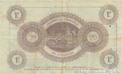 1 Franc FRANCE régionalisme et divers Toulouse 1914 JP.122.14 TTB